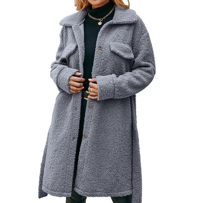 manteau en peluche